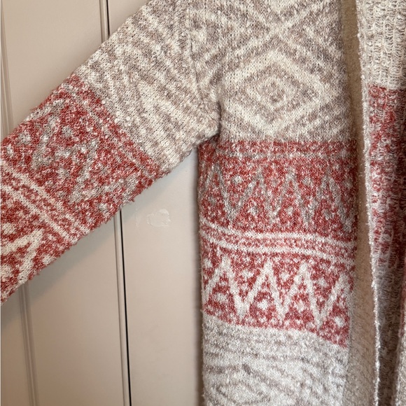 JOIE Patterned Open-Front Cardigan - Picture 2 of 5